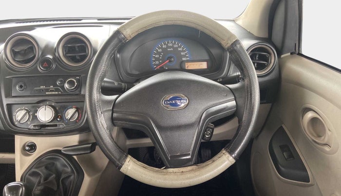 2016 Datsun Go T, Petrol, Manual, 40,887 km, Steering Wheel Close Up