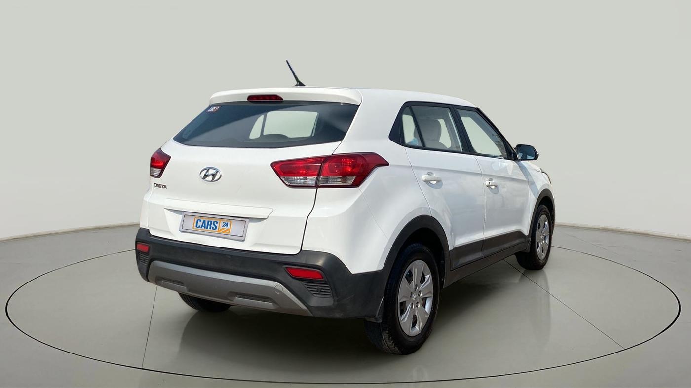 2018 Hyundai Creta E PLUS 1.6 PETROL, Petrol, Manual, 58,009 km, Right Back Diagonal