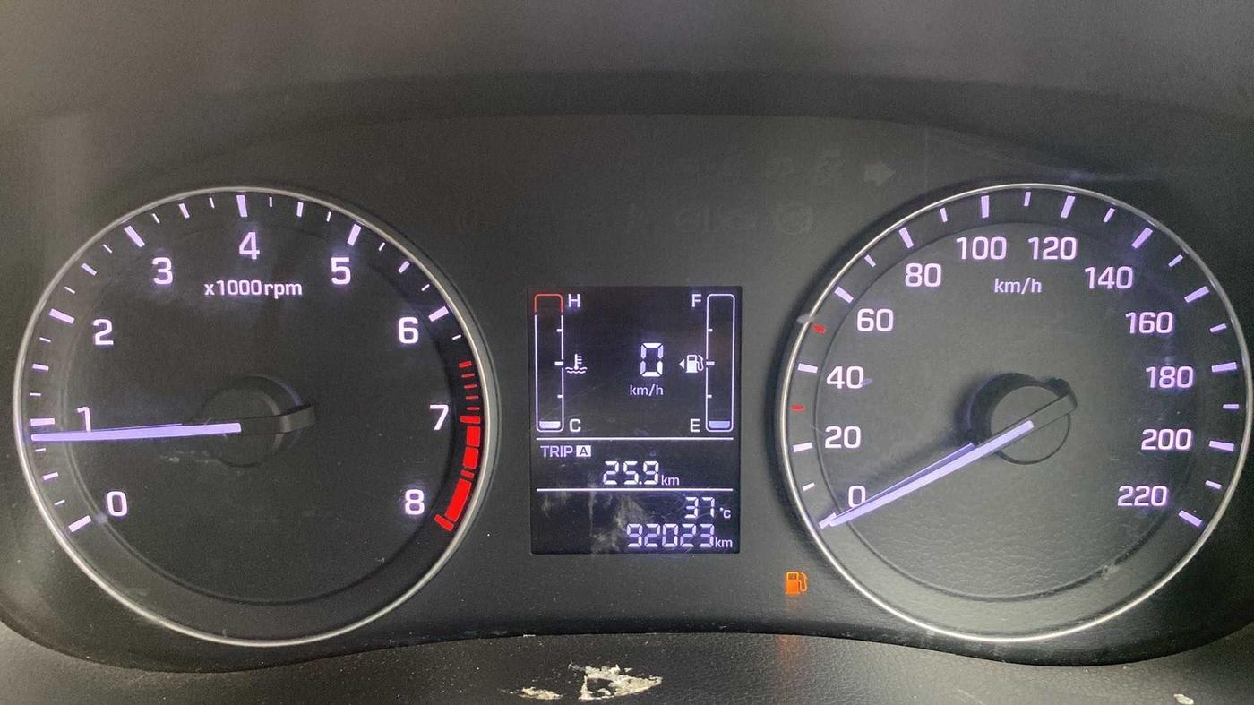 2017 Hyundai Creta SX PLUS 1.6 PETROL, Petrol, Manual, 92,463 km, Odometer Image