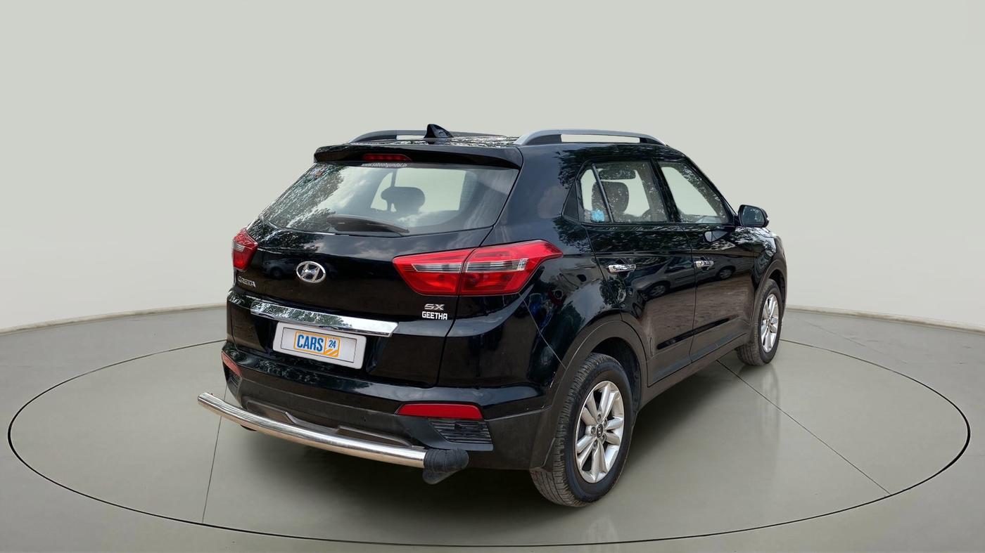 2017 Hyundai Creta SX PLUS 1.6 PETROL, Petrol, Manual, 92,463 km, Right Back Diagonal