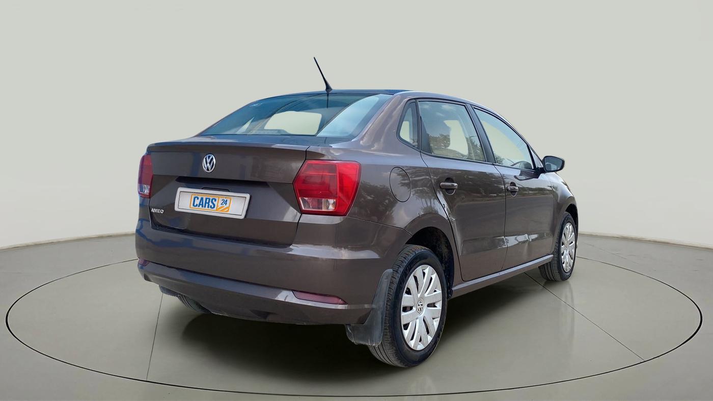 2017 Volkswagen Ameo COMFORTLINE 1.2L, Petrol, Manual, 95,401 km, Right Back Diagonal