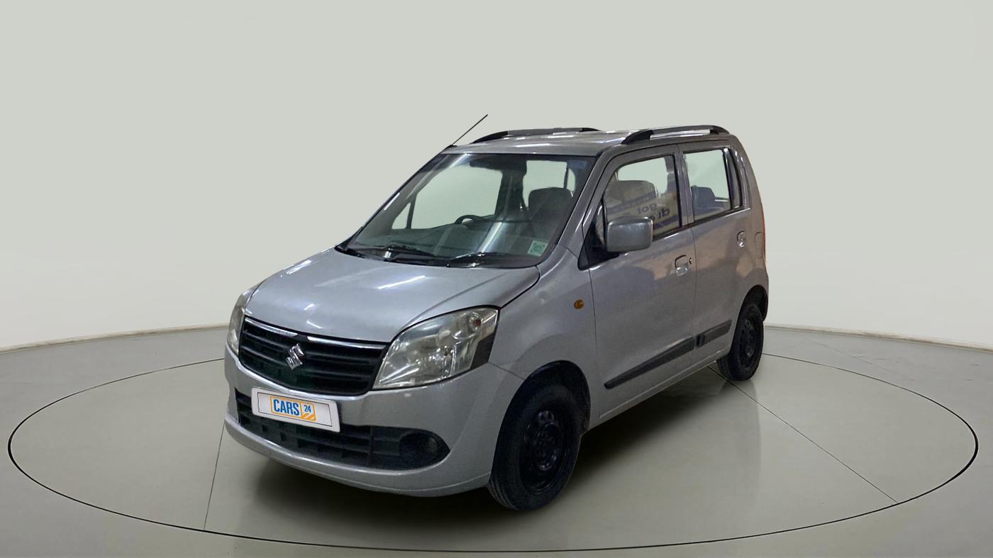 2010 Maruti Wagon R 1.0 VXI, Petrol, Manual, 85,106 km, Left Front Diagonal
