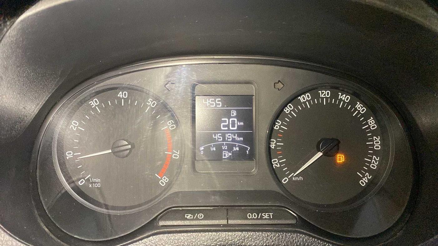 2019 Skoda Rapid AMBITION 1.6 MPI MT, Petrol, Manual, 45,382 km, Odometer Image