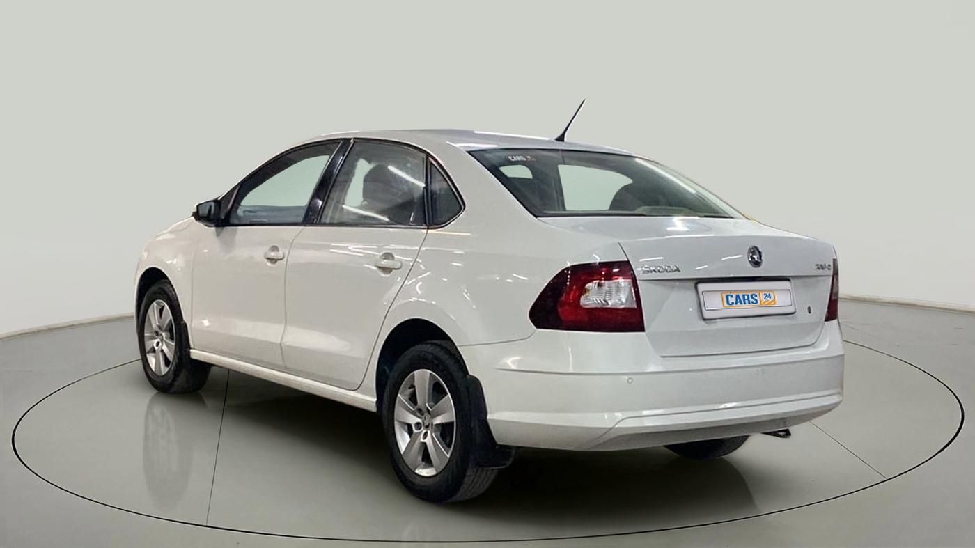 2019 Skoda Rapid AMBITION 1.6 MPI MT, Petrol, Manual, 45,382 km, Left Back Diagonal