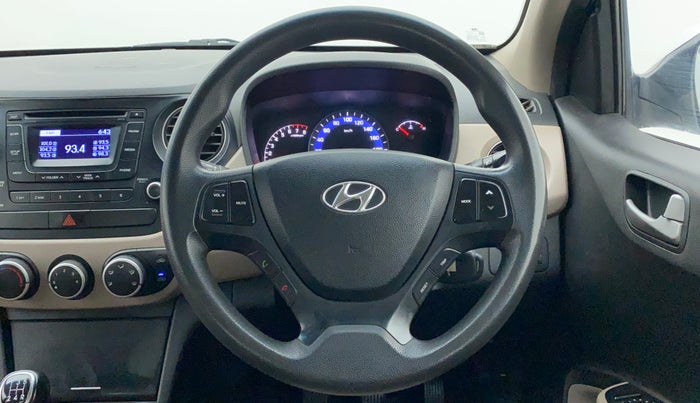 2014 Hyundai Xcent S 1.2, CNG, Manual, 98,970 km, Steering Wheel Close Up