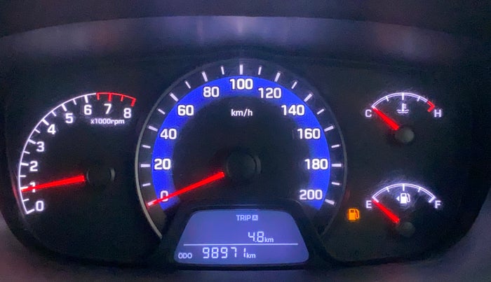 2014 Hyundai Xcent S 1.2, CNG, Manual, 98,970 km, Odometer Image
