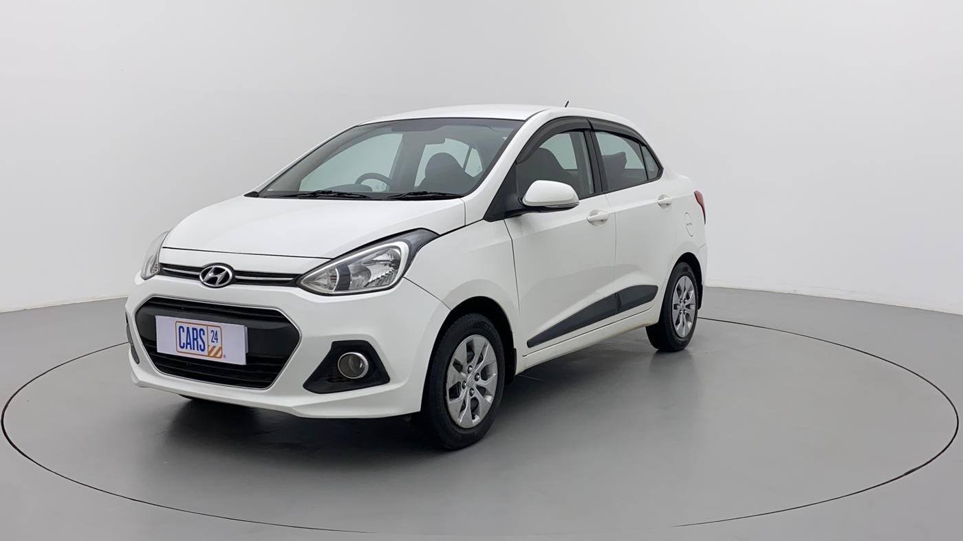2014 Hyundai Xcent S 1.2, CNG, Manual, 98,970 km, Left Front Diagonal