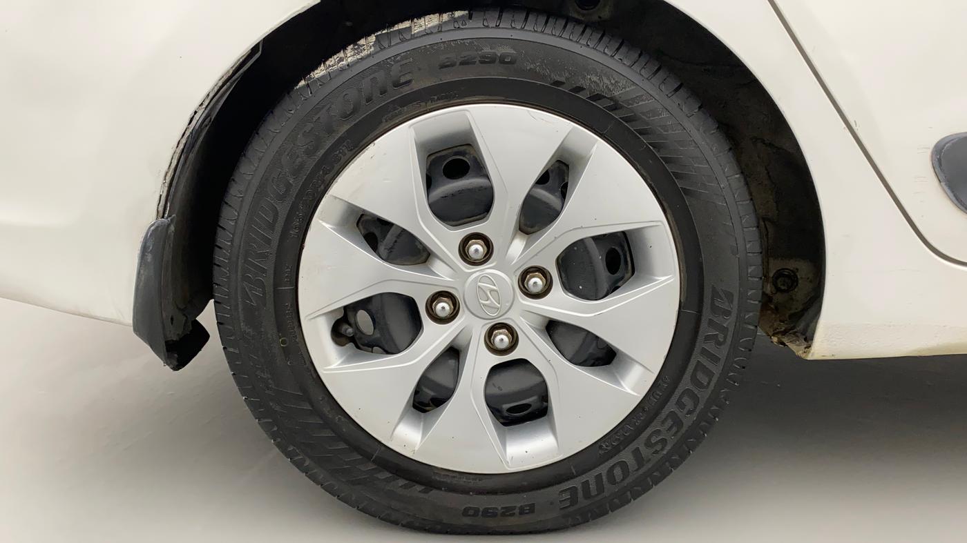 2014 Hyundai Xcent S 1.2, CNG, Manual, 98,970 km, Right Rear Wheel