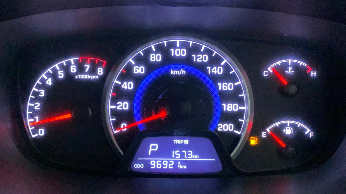 2017 Hyundai Grand i10 SPORTZ (O) AT 1.2 KAPPA VTVT, Petrol, Automatic, 97,032 km, Odometer Image