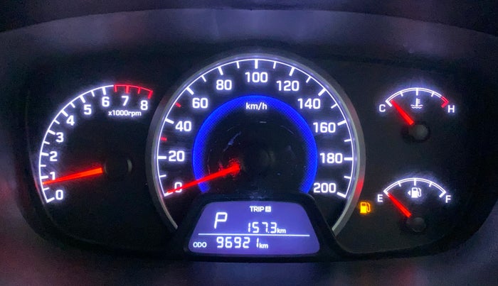 2017 Hyundai Grand i10 SPORTZ (O) AT 1.2 KAPPA VTVT, Petrol, Automatic, 97,032 km, Odometer Image