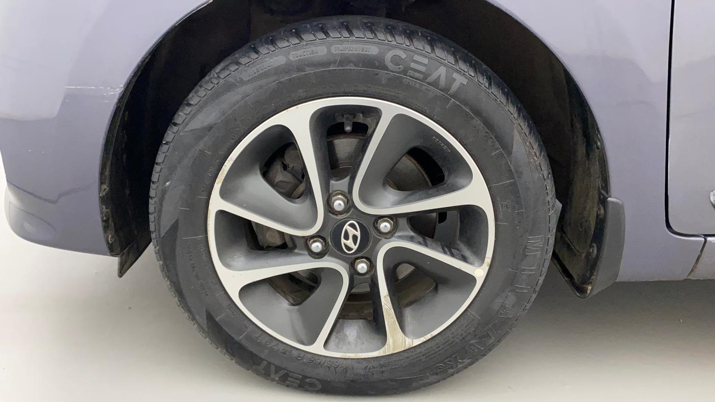 2017 Hyundai Grand i10 SPORTZ (O) AT 1.2 KAPPA VTVT, Petrol, Automatic, 97,032 km, Left Front Wheel