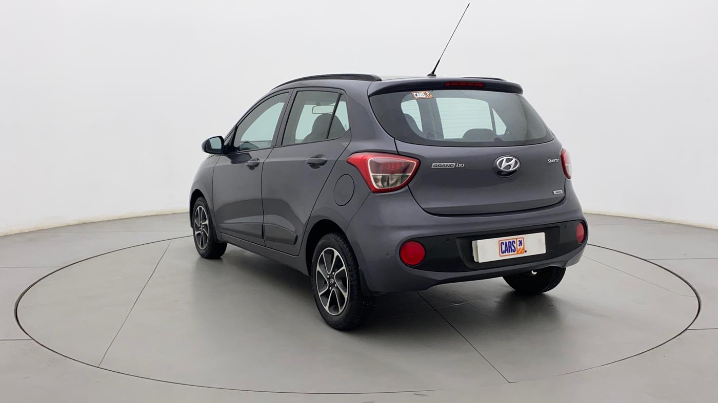 2017 Hyundai Grand i10 SPORTZ (O) AT 1.2 KAPPA VTVT, Petrol, Automatic, 97,032 km, Left Back Diagonal