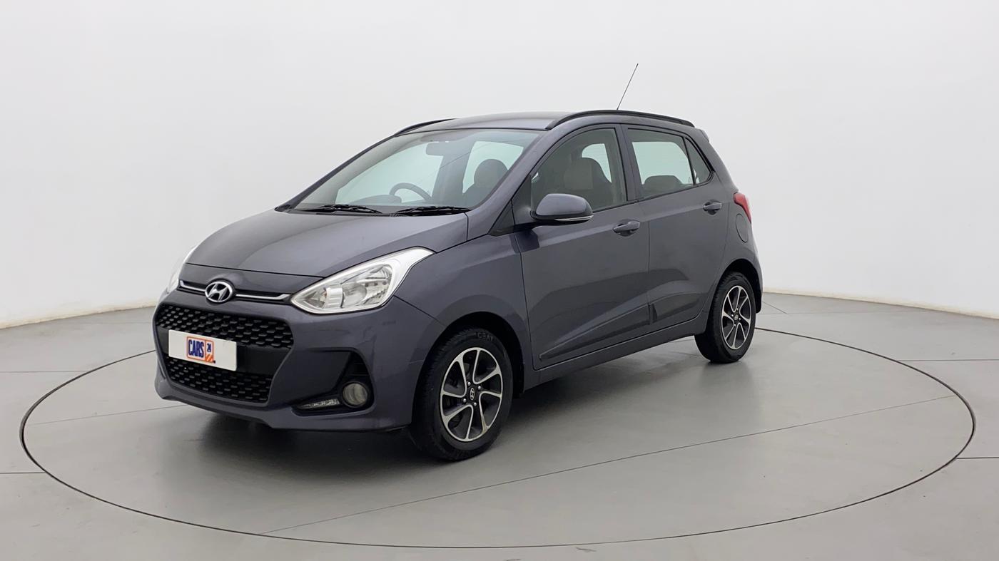 2017 Hyundai Grand i10 SPORTZ (O) AT 1.2 KAPPA VTVT, Petrol, Automatic, 97,032 km, Left Front Diagonal