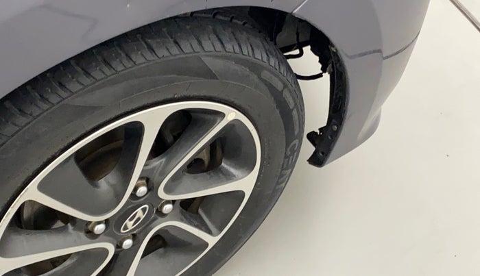2017 Hyundai Grand i10 SPORTZ (O) AT 1.2 KAPPA VTVT, Petrol, Automatic, 97,032 km, Right fender - Lining loose
