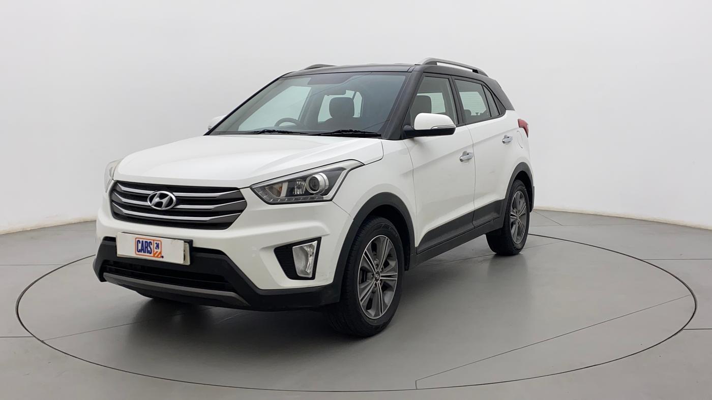 2017 Hyundai Creta SX PLUS 1.6 PETROL, Petrol, Manual, 73,300 km, Left Front Diagonal