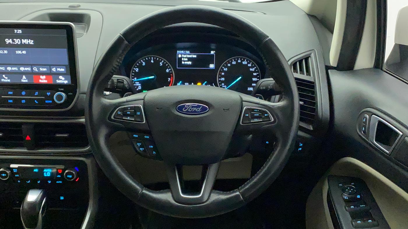 2020 Ford Ecosport TITANIUM + 1.5L PETROL AT, Petrol, Automatic, 31,546 km, Steering Wheel Close Up
