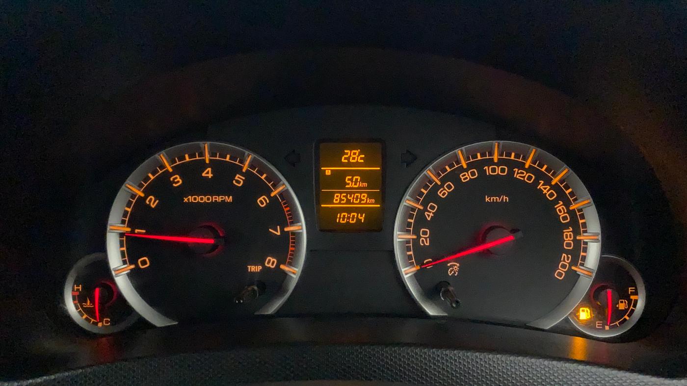 2017 Maruti Swift ZXI, Petrol, Manual, 85,495 km, Odometer Image