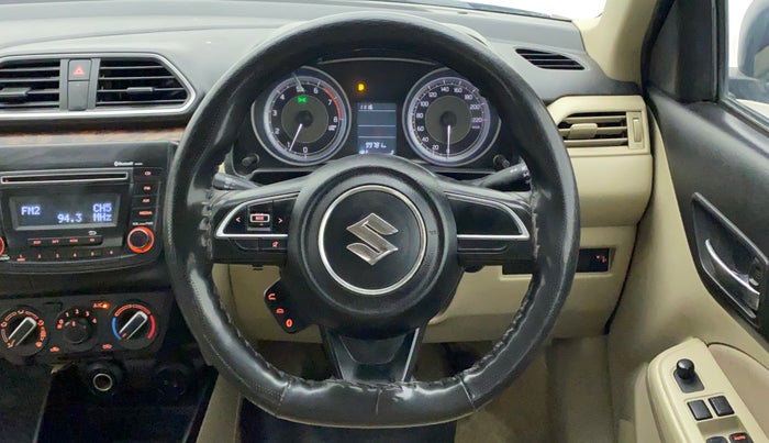 2017 Maruti Dzire VXI, Petrol, Manual, 99,781 km, Steering Wheel Close Up