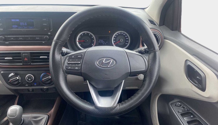 2020 Hyundai AURA SX 1.2, Petrol, Manual, 9,064 km, Steering Wheel Close Up