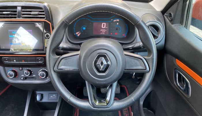 2021 Renault Kwid CLIMBER 1.0 (O), Petrol, Manual, 28,071 km, Steering Wheel Close Up
