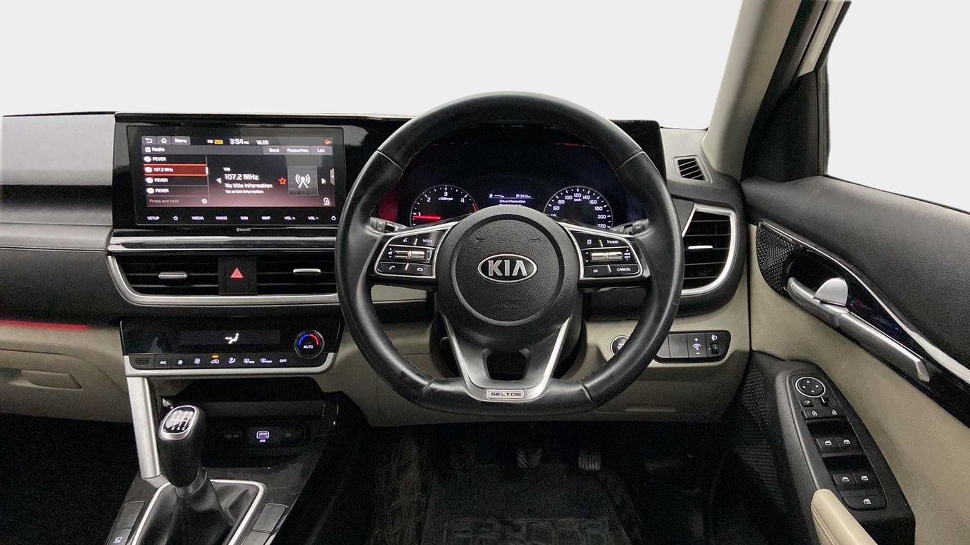 2020 KIA SELTOS HTX 1.5 DIESEL, Diesel, Manual, 57,356 km, Steering Wheel Close Up