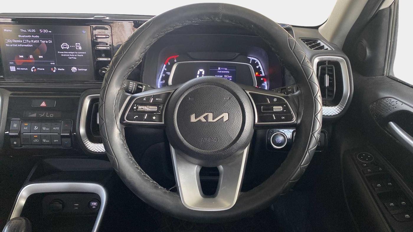 2022 KIA SONET HTK PLUS 1.5, Diesel, Manual, 14,505 km, Steering Wheel Close Up