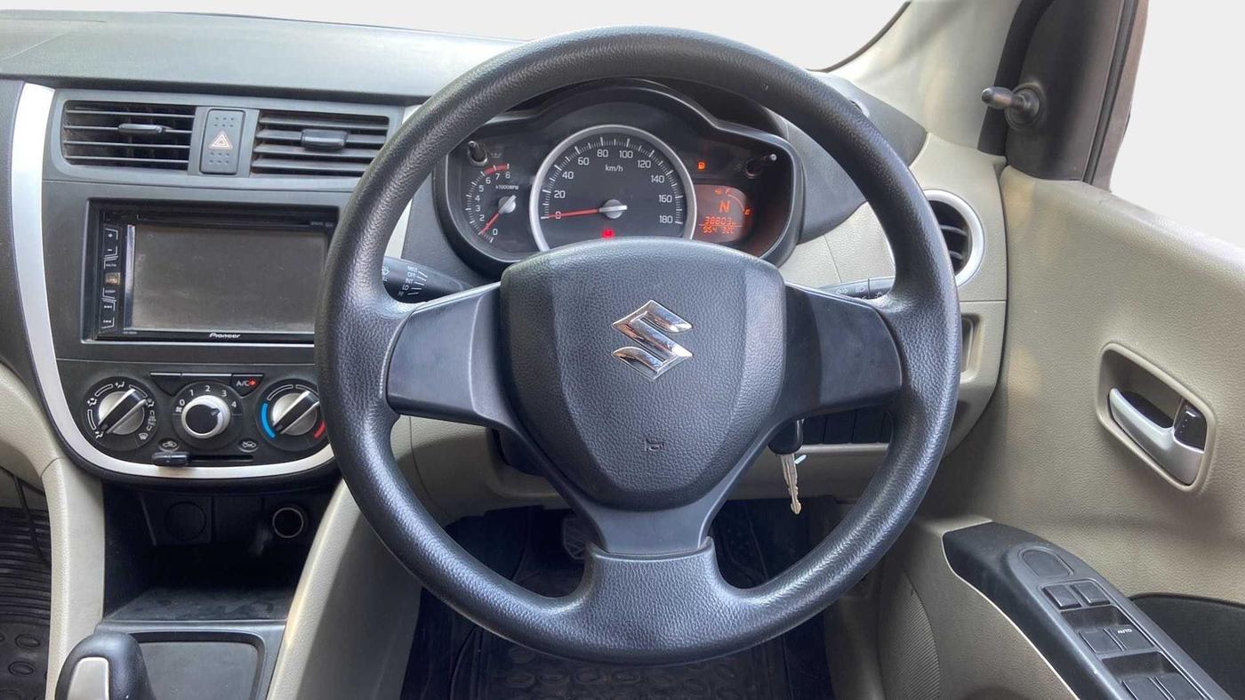 2015 Maruti Celerio VXI AMT, Petrol, Automatic, 38,781 km, Steering Wheel Close Up