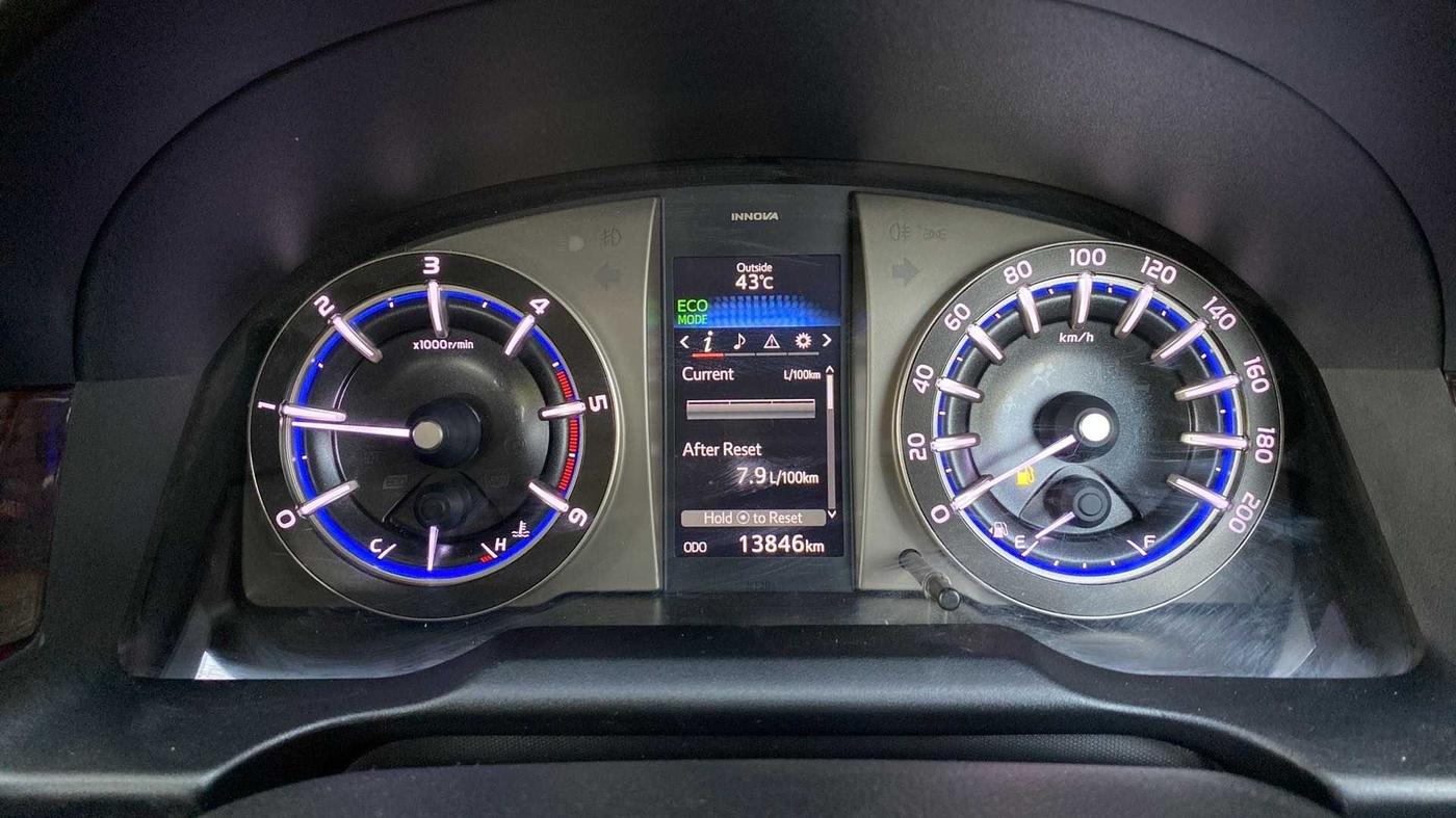 2022 Toyota Innova Crysta 2.4 VX 8 STR, Diesel, Manual, 13,837 km, Odometer Image