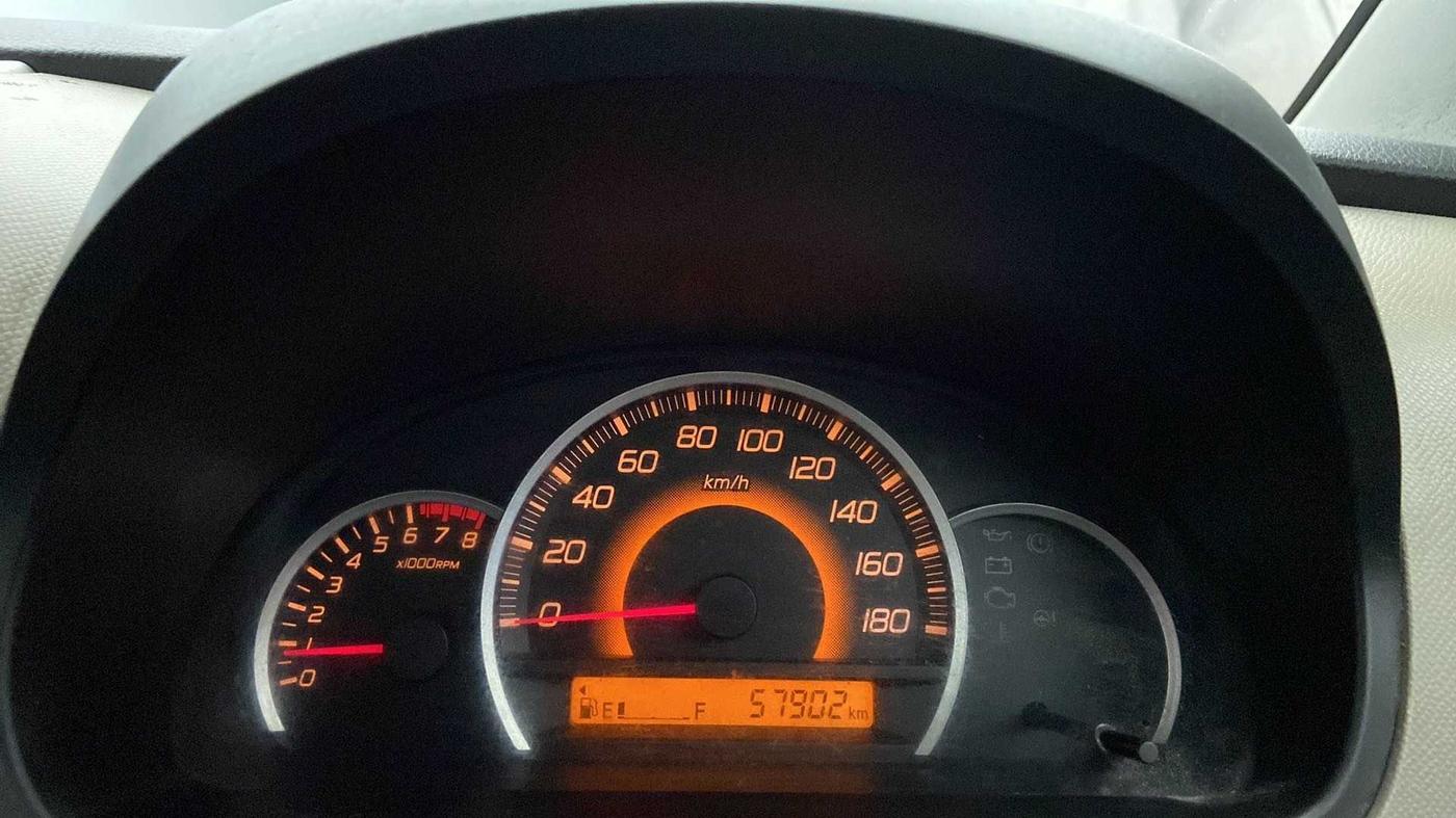 2016 Maruti Wagon R 1.0 VXI, Petrol, Manual, 57,902 km, Odometer Image