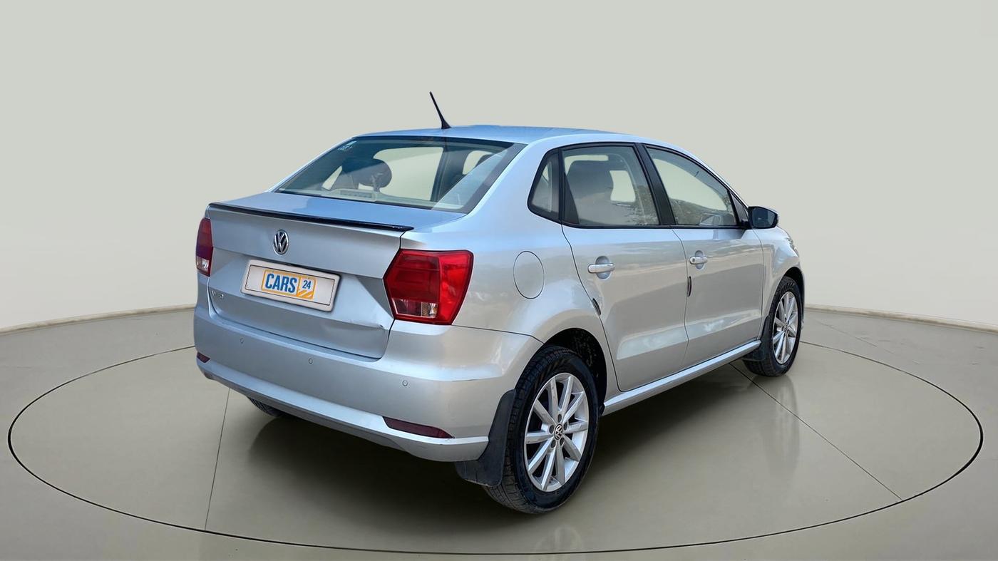 2017 Volkswagen Ameo HIGHLINE1.2L PLUS 16 ALLOY, Petrol, Manual, 44,389 km, Right Back Diagonal