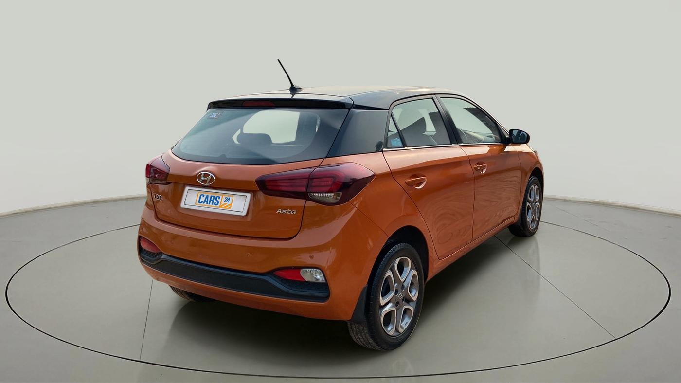 2018 Hyundai Elite i20 ASTA 1.2 DUAL TONE, Petrol, Manual, 40,288 km, Right Back Diagonal