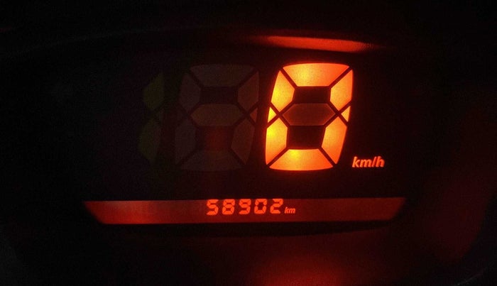 2018 Renault Kwid RXT 1.0 (O), Petrol, Manual, 58,587 km, Odometer Image
