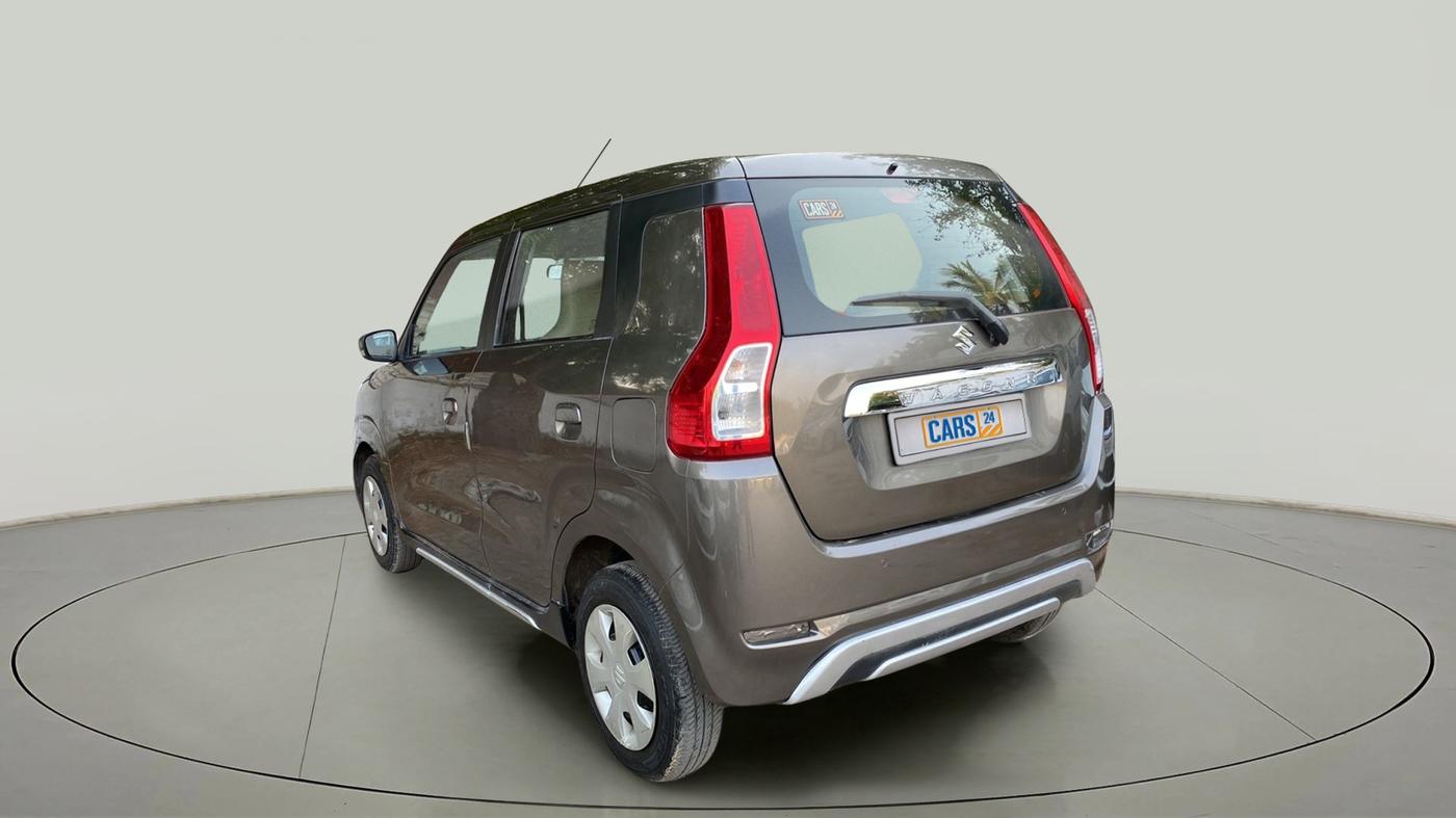 2019 Maruti New Wagon-R VXI 1.2 AMT, Petrol, Automatic, 27,812 km, Left Back Diagonal