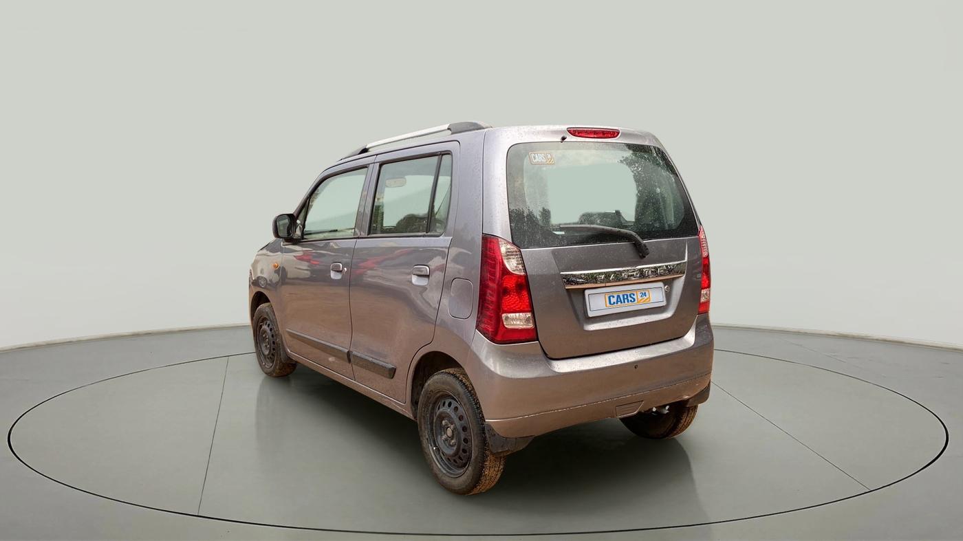 2017 Maruti Wagon R 1.0 VXI AMT, Petrol, Automatic, 71,796 km, Left Back Diagonal