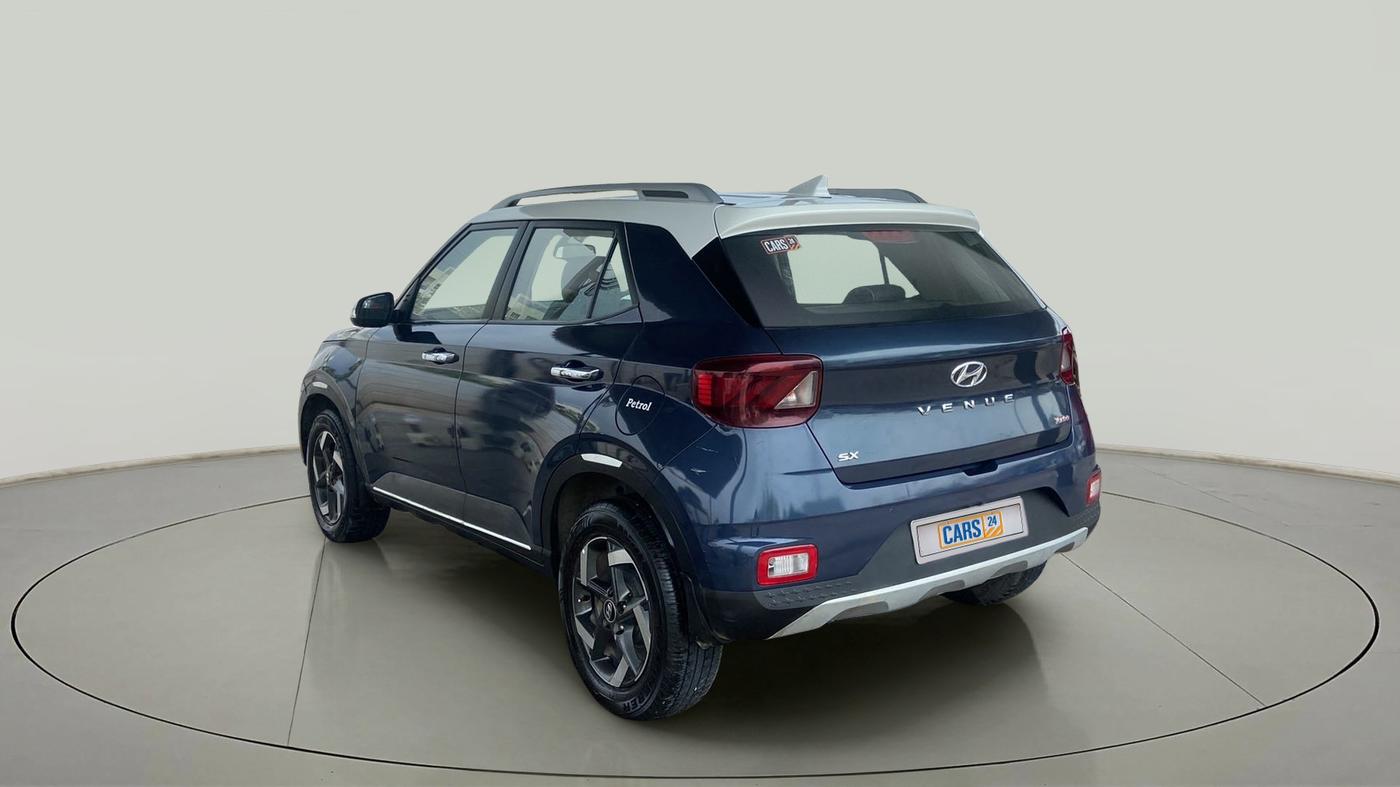 2019 Hyundai VENUE SX PLUS 1.0 TURBO DCT DUAL TONE, Petrol, Automatic, 65,751 km, Left Back Diagonal