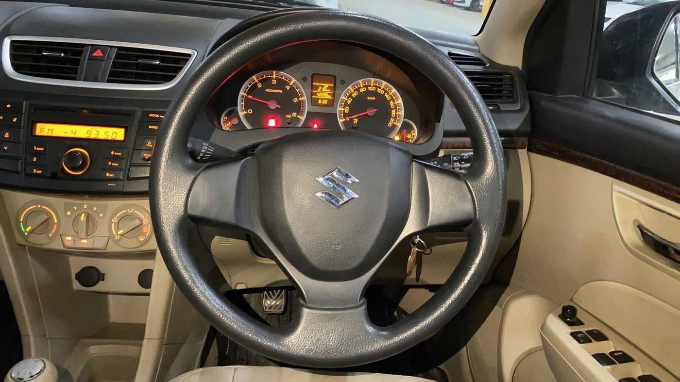 2014 Maruti Swift Dzire VDI, CNG, Manual, 42,311 km, Steering Wheel Close Up
