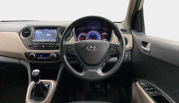 2017 Hyundai Grand i10 ASTA 1.2 KAPPA VTVT, Petrol, Manual, 65,663 km, Steering Wheel Close Up