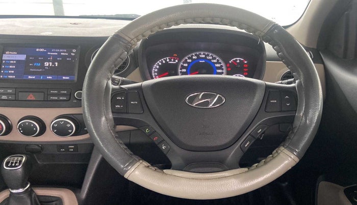 2019 Hyundai Grand i10 SPORTZ 1.2 KAPPA VTVT, Petrol, Manual, 31,970 km, Steering Wheel Close Up