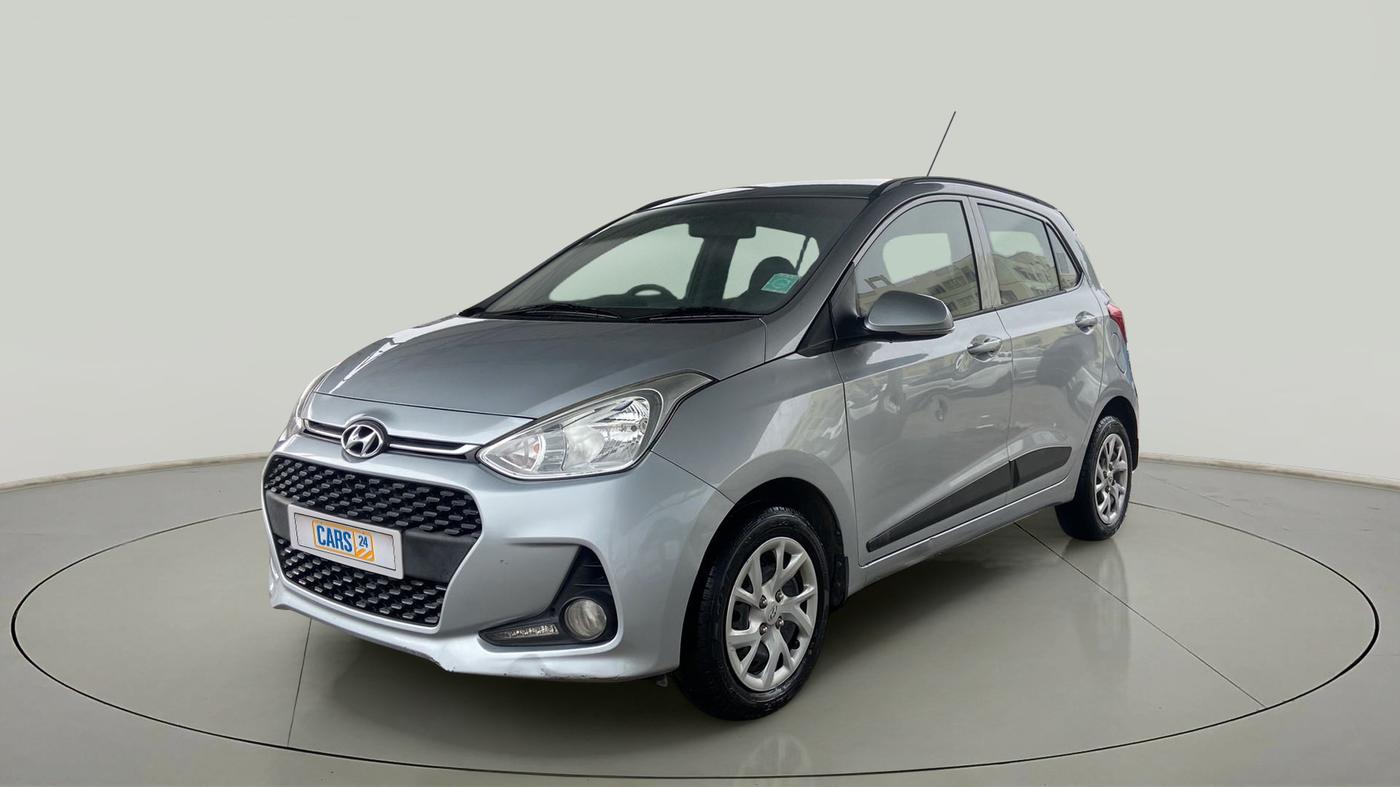 2019 Hyundai Grand i10 SPORTZ 1.2 KAPPA VTVT, Petrol, Manual, 31,970 km, Left Front Diagonal