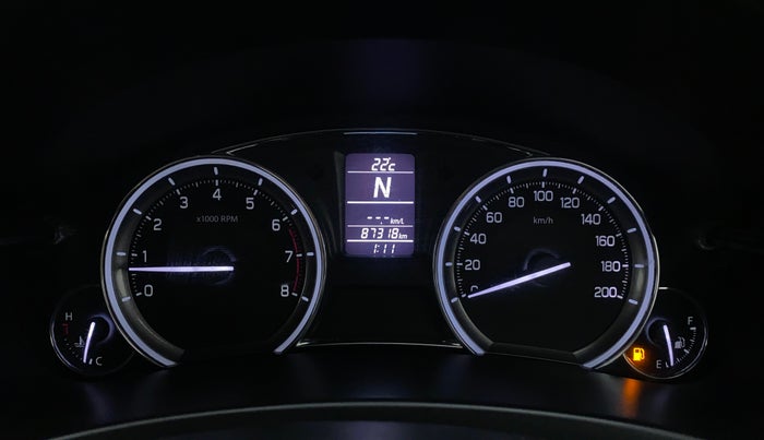 2018 Maruti Ciaz DELTA 1.4 VVT AT, Petrol, Automatic, 87,351 km, Odometer Image
