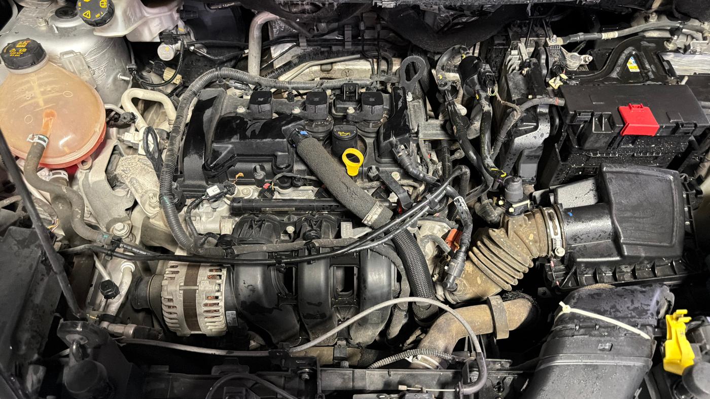 2019 Ford Ecosport TITANIUM + 1.5L PETROL AT, Petrol, Automatic, 43,554 km, Engine View