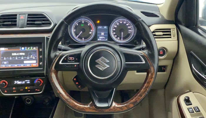 2017 Maruti Dzire ZDI PLUS AMT, Diesel, Automatic, 68,204 km, Steering Wheel Close Up