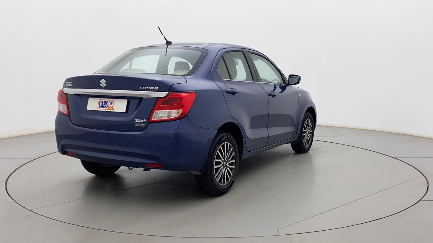 2017 Maruti Dzire ZDI PLUS AMT, Diesel, Automatic, 68,204 km, Right Back Diagonal