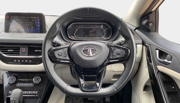 2022 Tata NEXON XZA PLUS (HS) PETROL, Petrol, Automatic, 11,632 km, Steering Wheel Close Up