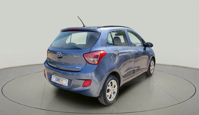 2014 Hyundai Grand i10 SPORTZ 1.2 KAPPA VTVT, Petrol, Manual, 41,442 km, Right Back Diagonal