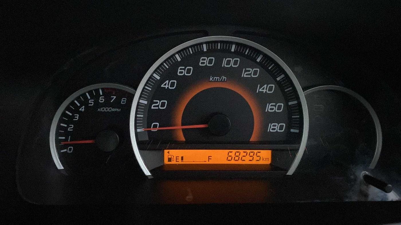 2016 Maruti Wagon R 1.0 VXI, Petrol, Manual, 68,295 km, Odometer Image