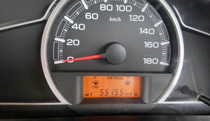 2019 Maruti Alto LXI CNG, CNG, Manual, 55,197 km, Odometer Image