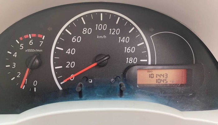 2013 Nissan Micra Active XV, Petrol, Manual, 1,01,441 km, Odometer Image