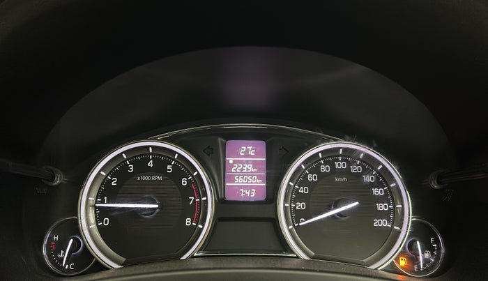 2015 Maruti Ciaz VXI, Petrol, Manual, 56,232 km, Odometer Image
