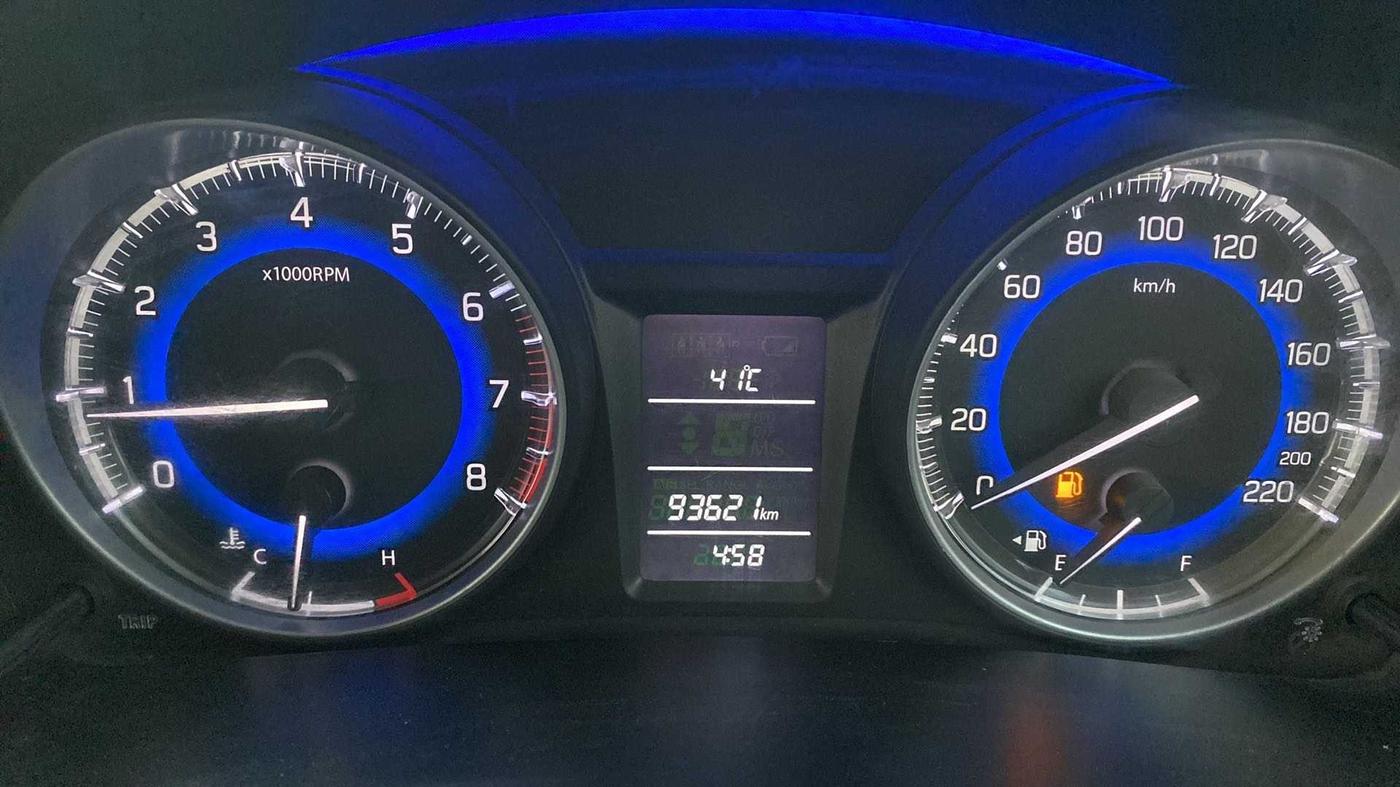2016 Maruti Baleno DELTA PETROL 1.2, Petrol, Manual, 93,624 km, Odometer Image